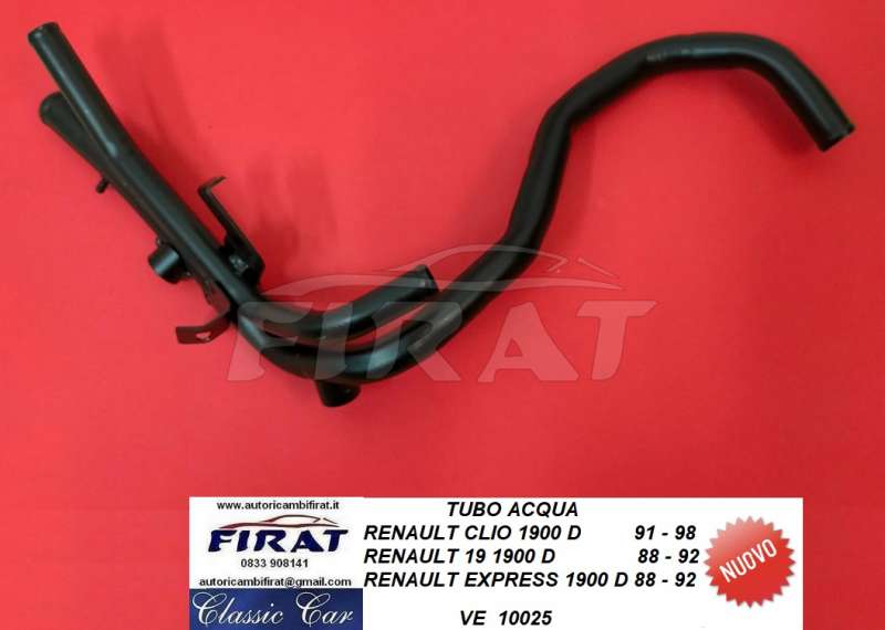 TUBO ACQUA RENAUL CLIO D - R19 D - EXPRESS D (10025)